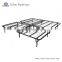 Foldable Metal Platform Bed Frame and Mattress Foundation - Queen