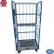Plastic Base Floor Powder Painting L Frame Steel Metal Roll Cart/Cage/Container