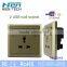 universal electric usb plug wall socket with surge protection