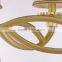 Continental Iron Cloth minimalist living room bedroom chandelier, American Pastoral LED chandelier