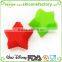 2016 newest kids baking in star shape silicone cupcake mould