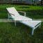 Professional manufacturing plastic wood armrest aluminum frame Batyline sun lounger