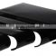 Curved Acrylic Risers Set of 4 Black (DS-A-363)