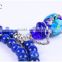 2016 Fashion 6mm Lapis Lazuli Natural Stone Beaded Essential Oil Bottle Cahrm Bracelet Wholesale