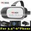Factory Supply 3D Head Mount VR Box 2nd Generation Virtual Reality vr glasses & Bluetooth Remote Controller