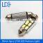 car accessories 39mm 5730 6 smd festoon light canbus led