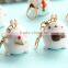 mini rabbit keychains, custom rubber keychains, custom rubber mini rabbit keychains manufacture