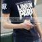 Men's cotton round collar printing T-shirt