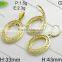 New Arrival Oval Shape Dubai 18k Gold Jewelry Set