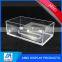 Factory manufacturing square acrylic tissue box holder wholesale / acrylic napkin box