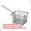 Non-stick Coating Vegetable BBQ Grill Basket With Wooden Handle