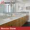 Newstar Chinese artificial quartz prefab double sink vanity top