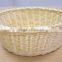 RH-YF32 wholesale round shape storage rattan small bread basket