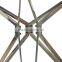 KD package Stainless steel metal base glass top coffee table