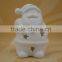 High white porcelain christmas figurine with LED light for decoration