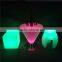 Bar Furniture Type and Commercial Furniture General Use Party LED Shining Bar Table and Chair