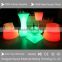modern remote control led bar stools with glowing light