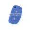 for audi fold 3 buttons keys silicone remtoe key holder, silicone car key case