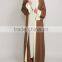 Asian Clothing Oem Women Latest Burqa Designs Pictures Pop up Buttons Caramel Open Jacket Abaya 2017