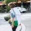 Women European style long sleeve white color button down shirt