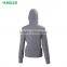 OEM Ladies long sleeve outer sports hoody running jacket