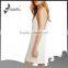 Sinslet Dress for Women Plain White Dress With Lace Back