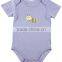 Unisex Applique Bird Summer Wear Short Sleeve Pattern Custom Made Infant Cotton Smocked Baby Romper for Wholesale