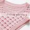 Latest Women burst hot wave points empty thread sleeveless knitted vest factory customized women tank top