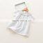 S33577W Summer casual baby children girls cotton short sleeve blouse