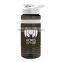 USA Made 20 oz. BPA-Free Tritan Stripe Water Bottle With Drink-Thru Lid - has snap lid, silicone grip and comes with your logo