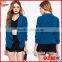 3/4 Sleeves Open Front Flyaway Blazer Fashion Office Design Women Blazer