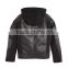 Winter baby kids black leather jacket wholesle winter leather