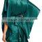 High Quality Fashionable Design Lace-Paneled Silk Robe with Embroidery Pattern for Women