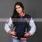Custom College Puffer XXX Size Bulk Jacket Wholesale Parka High School Letterman Uniforms Bomber Jackets and Coat for Women 2015