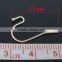 Copper Ear Wire Earring Components Findings Twist Rose Gold 21mm x 12mm