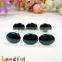 6mm DIY Toy Accessories Knitting Sewing Toys Safety Black Oval Eyes