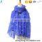New fashion custom cutting pattern plain dyed linon viscose hijab scarf in stock