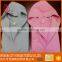blue and pink cute microfiber bathrobe