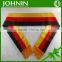 JOHNIN made Custom promotional gifts satin EURP cup soccer fans scarf