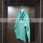 Wholesale High Quality Logo Printing unisex Forest Green zip up hoodie