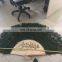170cm five lines wholesale natural peacock feather wooden fan for party