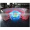 Hot !! Best selling inflatable sofa couch / Beautiful and cheap price inflatable LED sofa with table