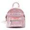 Simple solid color velvet cute mini backpack fashion for girls