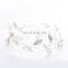 Wedding Hair Jewelry Accessories Crystal Pearl Bridal Hair Vine Dainty Leaf Charm Headband Wedding prom party Baby's Headpiece