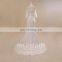 Short sleeve lace colored bohemian mermaid wedding dress