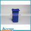 Personalized logo print garbage can shape silicone pen holder