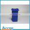 Wholesale cheap customized garbage can shape silicone pen container for ads