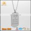High Grade Personalized Custom Necklace Pendant Text Dog Tags