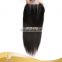 3 part design virgin human hair lace closure 4"x4" lace size 8 inch to 22 inch in stock