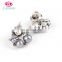 Rhinestone pins brooches for clothing crystal copper decorating silver cheap buttons wholesalecheap crystal button